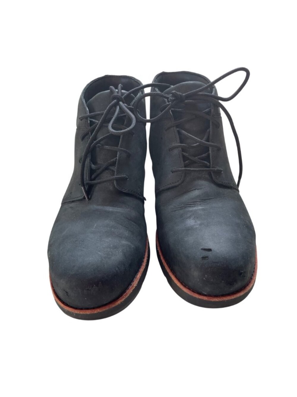 Worx Black Oil Proof Slip Resistant Work Boots Men's 9.5 2 Double Extra Wide - Picture 2 of 12